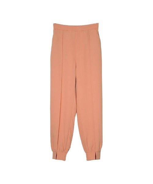 Re:EDIT（リエディ）の「[低身長/高身長/大きいサイズ有][洗濯機で洗える]ジョーゼットピンタックスリットジョガーパンツ（その他パンツ・レディース・ブルー/オレンジ/グレー/ブラック/アイボリー/モカ・LARGE/MEDIUM/SMALL/TALL/SHORT/X-LARGE）」の14枚目の写真