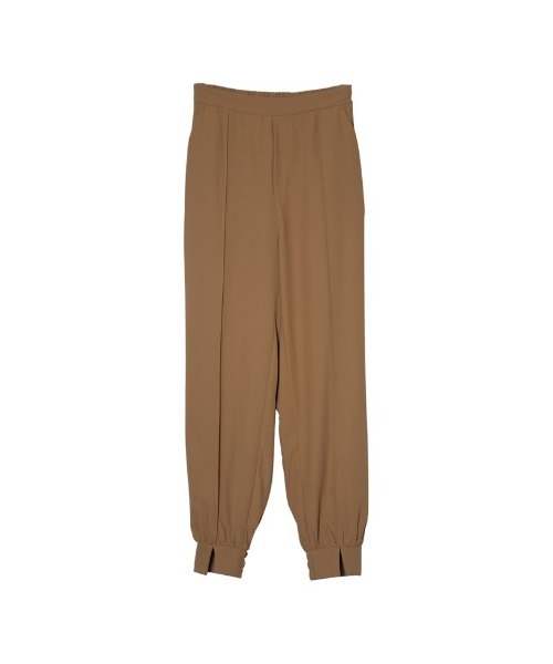 Re:EDIT（リエディ）の「[低身長/高身長/大きいサイズ有][洗濯機で洗える]ジョーゼットピンタックスリットジョガーパンツ（その他パンツ・レディース・ブルー/オレンジ/グレー/ブラック/アイボリー/モカ・LARGE/MEDIUM/SMALL/TALL/SHORT/X-LARGE）」の7枚目の写真