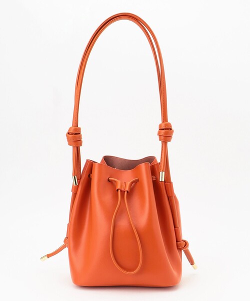 Diagram（ダイアグラム）の「ストリングドロストバッグ（ショルダーバッグ・レディース・オレンジ/ブルー・FREE）」の2枚目の写真