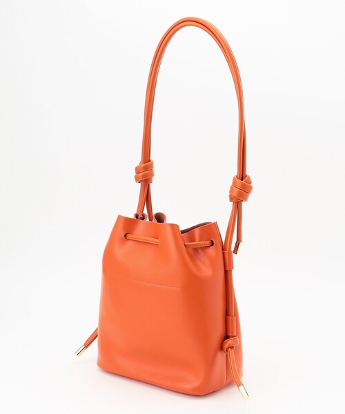 Diagram（ダイアグラム）の「ストリングドロストバッグ（ショルダーバッグ・レディース・オレンジ/ブルー・FREE）」の3枚目の写真