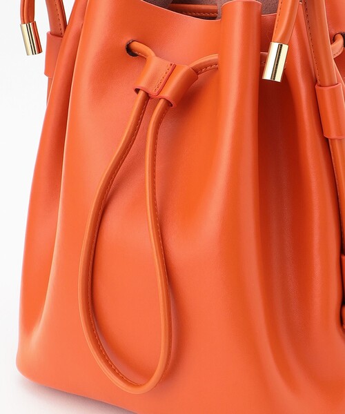 Diagram（ダイアグラム）の「ストリングドロストバッグ（ショルダーバッグ・レディース・オレンジ/ブルー・FREE）」の5枚目の写真