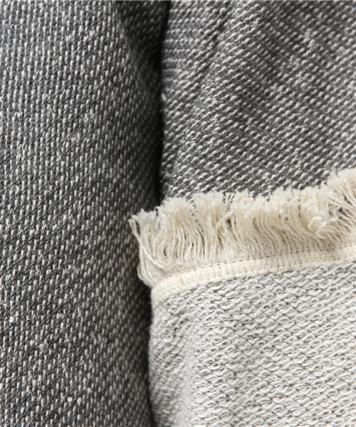 mystic（ミスティック）の「裏毛フリンジプルオーバー（Tシャツ/カットソー・レディース・グレー/ボルドー/ブラック・ﾌﾘ-）」の9枚目の写真