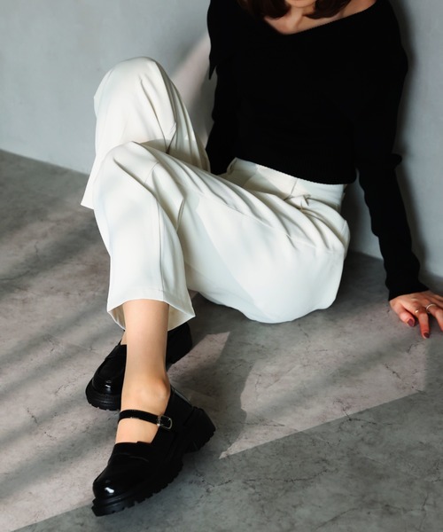 VIVIAN（ヴィヴィアン）の「厚底ストラップデザインマニッシュシューズ ZOZOTOWN+オフィシャルサイト限定商品（ドレスシューズ・レディース・ブラック/ダークブラウン・S/M/L/LL）」の16枚目の写真