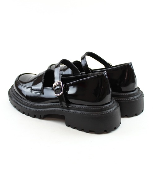 VIVIAN（ヴィヴィアン）の「厚底ストラップデザインマニッシュシューズ ZOZOTOWN+オフィシャルサイト限定商品（ドレスシューズ・レディース・ブラック/ダークブラウン・S/M/L/LL）」の10枚目の写真