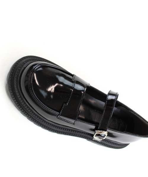 VIVIAN（ヴィヴィアン）の「厚底ストラップデザインマニッシュシューズ ZOZOTOWN+オフィシャルサイト限定商品（ドレスシューズ・レディース・ブラック/ダークブラウン・S/M/L/LL）」の8枚目の写真