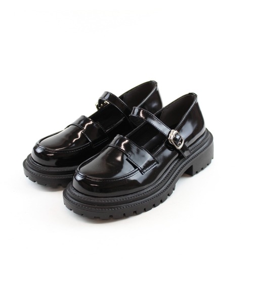 VIVIAN（ヴィヴィアン）の「厚底ストラップデザインマニッシュシューズ ZOZOTOWN+オフィシャルサイト限定商品（ドレスシューズ・レディース・ブラック/ダークブラウン・S/M/L/LL）」の14枚目の写真