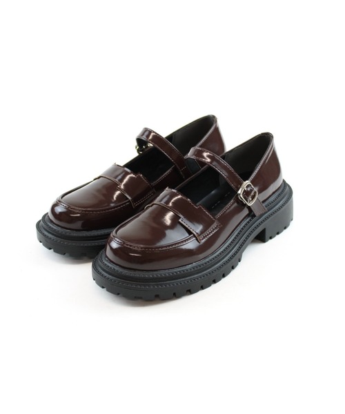 VIVIAN（ヴィヴィアン）の「厚底ストラップデザインマニッシュシューズ ZOZOTOWN+オフィシャルサイト限定商品（ドレスシューズ・レディース・ブラック/ダークブラウン・S/M/L/LL）」の17枚目の写真