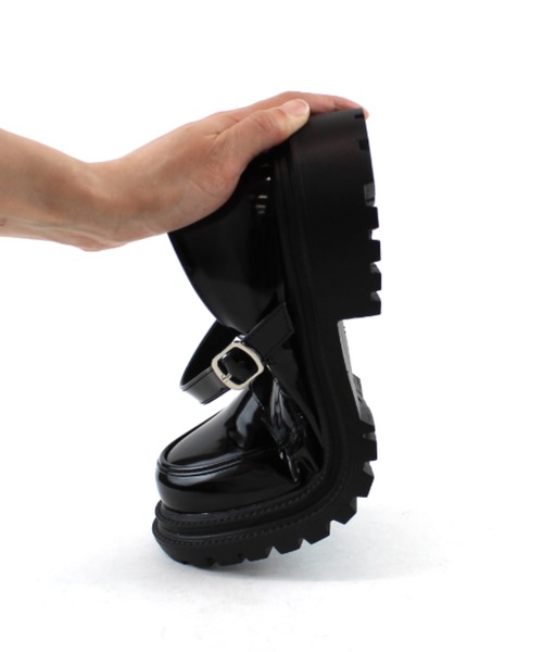 VIVIAN（ヴィヴィアン）の「厚底ストラップデザインマニッシュシューズ ZOZOTOWN+オフィシャルサイト限定商品（ドレスシューズ・レディース・ブラック/ダークブラウン・S/M/L/LL）」の18枚目の写真