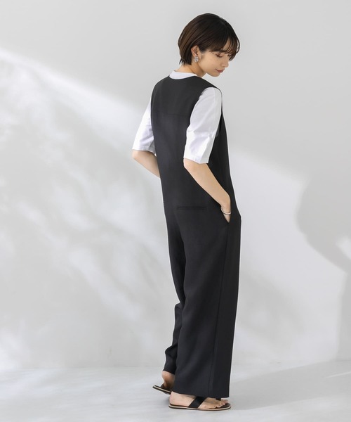 KBF（ケイビーエフ）の「カーブスリーブTシャツ（Tシャツ/カットソー・レディース・ブラック/ブラウン/オフホワイト/ラベンダー・ONE）」の10枚目の写真