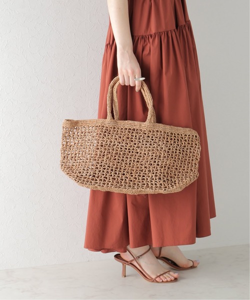 plage（プラージュ）の「SP ラフィア バッグ（ハンドバッグ・レディース・ブラウン・FREE）」の7枚目の写真