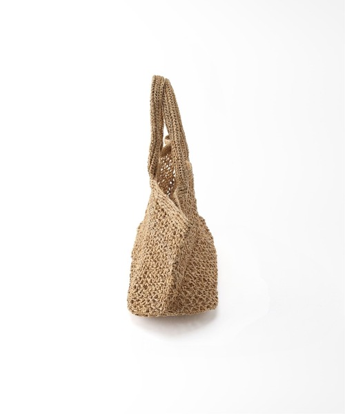 plage（プラージュ）の「SP ラフィア バッグ（ハンドバッグ・レディース・ブラウン・FREE）」の2枚目の写真