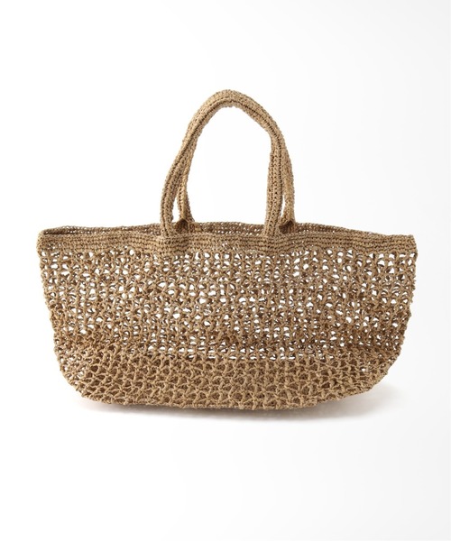 plage（プラージュ）の「SP ラフィア バッグ（ハンドバッグ・レディース・ブラウン・FREE）」の4枚目の写真