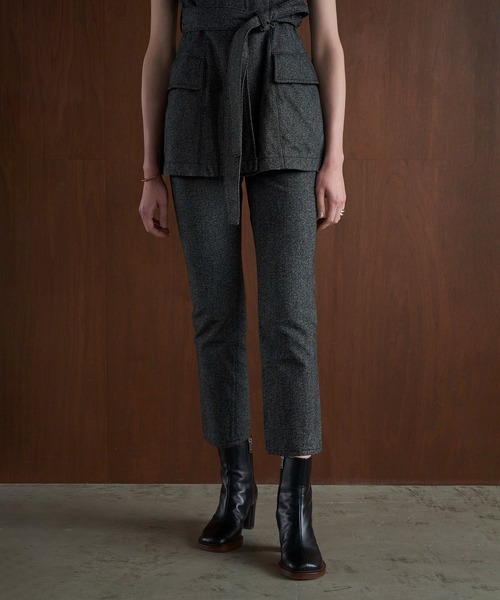 CLANE（クラネ）の「J/W SLIM ANKLE DENIM PANTS（デニムパンツ・レディース・ブラック/ブルー・1/0/2）」の5枚目の写真