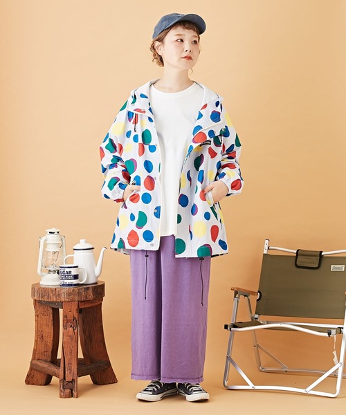 CUBE SUGAR（キューブシュガー）の「無地天竺カットソー長袖クルーネックロングTシャツ（Tシャツ/カットソー・レディース・ホワイト/チャコールグレー/パープル/グレイッシュベージュ・M）」の6枚目の写真