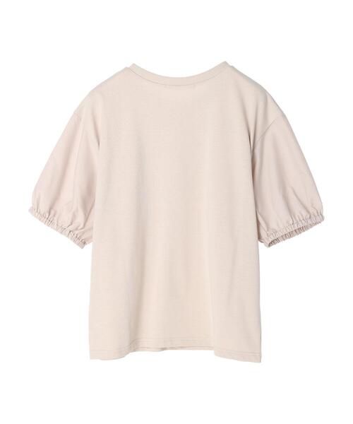 Green　Parks（グリーンパークス）の「・ELENCARE DUE フハクスリーブTシャツ（Tシャツ/カットソー・レディース・ブラック/オフホワイト/ライトベージュ・FREE）」の18枚目の写真