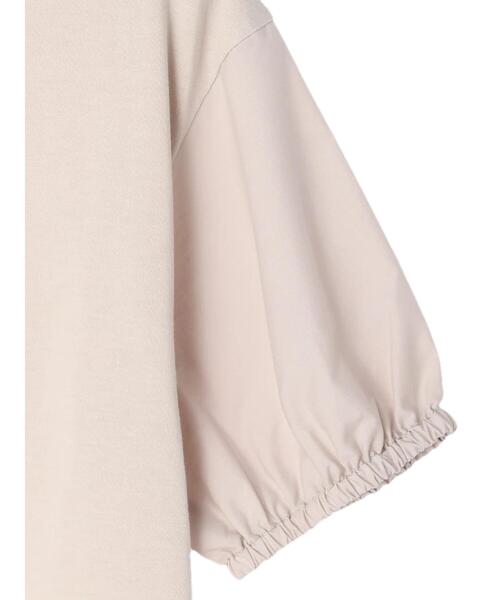 Green　Parks（グリーンパークス）の「・ELENCARE DUE フハクスリーブTシャツ（Tシャツ/カットソー・レディース・ブラック/オフホワイト/ライトベージュ・FREE）」の20枚目の写真