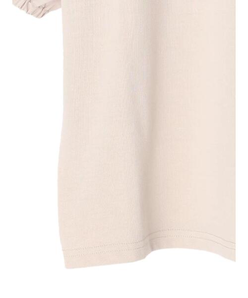 Green　Parks（グリーンパークス）の「・ELENCARE DUE フハクスリーブTシャツ（Tシャツ/カットソー・レディース・ブラック/オフホワイト/ライトベージュ・FREE）」の21枚目の写真