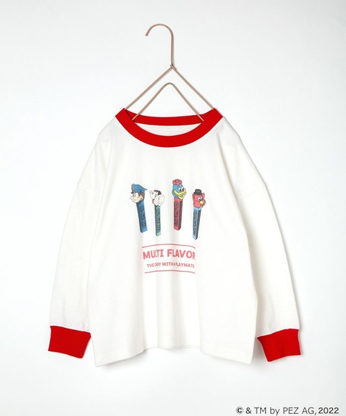 LOWRYS FARM（ローリーズファーム）の「ＦＯＯＤキャラプリントＴシャツ　150779（Tシャツ/カットソー・キッズ・ブルー/ホワイト系その他/ホワイト系その他2・110cm/120cm/130cm/140cm/150cm）」の3枚目の写真