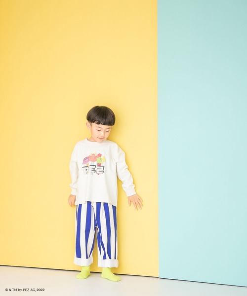 LOWRYS FARM（ローリーズファーム）の「ＦＯＯＤキャラプリントＴシャツ　150779（Tシャツ/カットソー・キッズ・ブルー/ホワイト系その他/ホワイト系その他2・110cm/120cm/130cm/140cm/150cm）」の9枚目の写真