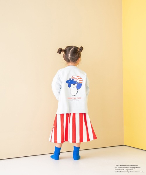 LOWRYS FARM（ローリーズファーム）の「ＦＯＯＤキャラプリントＴシャツ　150779（Tシャツ/カットソー・キッズ・ブルー/ホワイト系その他/ホワイト系その他2・110cm/120cm/130cm/140cm/150cm）」の11枚目の写真