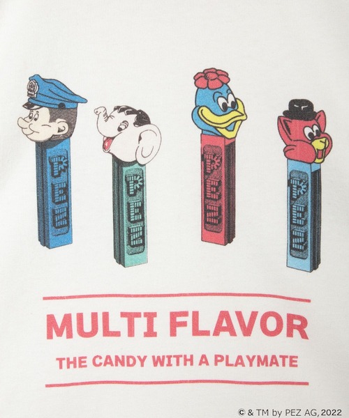 LOWRYS FARM（ローリーズファーム）の「ＦＯＯＤキャラプリントＴシャツ　150779（Tシャツ/カットソー・キッズ・ブルー/ホワイト系その他/ホワイト系その他2・110cm/120cm/130cm/140cm/150cm）」の5枚目の写真