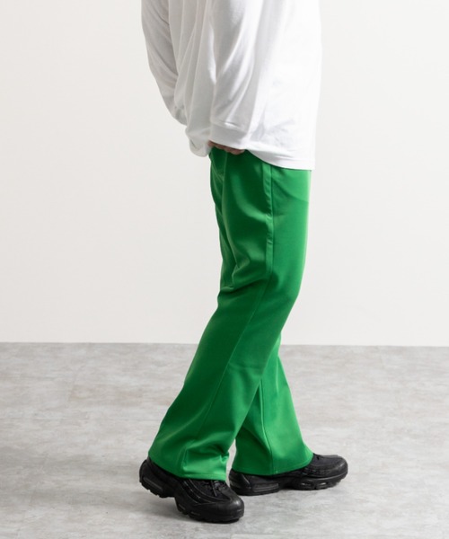 NYLAUS（ナイラス）の「別注 カラーポンチ ストレッチフレアパンツ（その他パンツ・メンズ・ブラック/グリーン/マスタード・LL/M/L）」の18枚目の写真