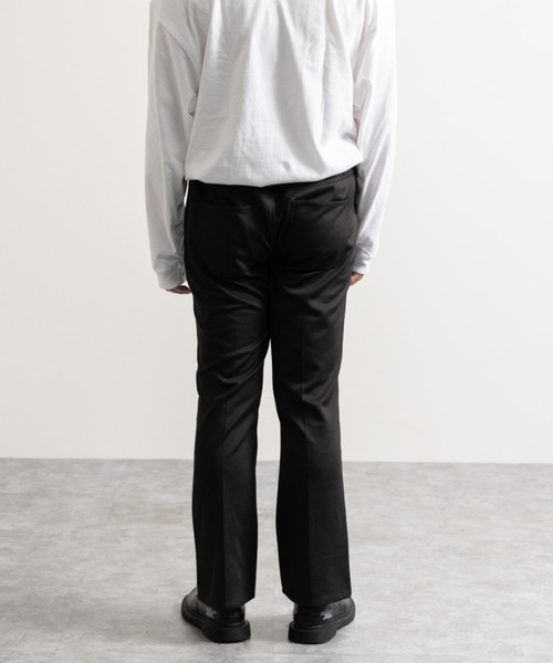 NYLAUS（ナイラス）の「別注 カラーポンチ ストレッチフレアパンツ（その他パンツ・メンズ・ブラック/グリーン/マスタード・LL/M/L）」の6枚目の写真