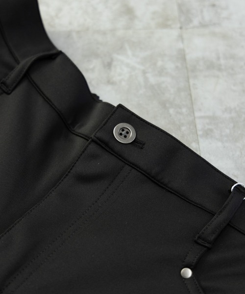 NYLAUS（ナイラス）の「別注 カラーポンチ ストレッチフレアパンツ（その他パンツ・メンズ・ブラック/グリーン/マスタード・LL/M/L）」の8枚目の写真