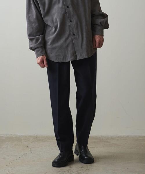 sulvam ボンテージパンツ リアルレザー 本革 切り替え 裏地 ファスナー sulvam ボンテージパンツ リアルレザー 本革 切り替え 裏地 ファスナー