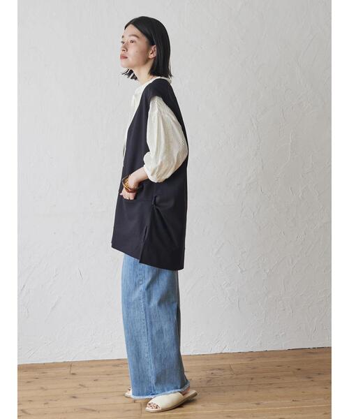 AMERICAN HOLIC（アメリカンホリック）の「ポンチUネックベスト（ベスト・レディース・ブラック/ブラウン・M/L）」の20枚目の写真