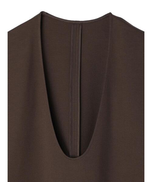 AMERICAN HOLIC（アメリカンホリック）の「ポンチUネックベスト（ベスト・レディース・ブラック/ブラウン・M/L）」の3枚目の写真