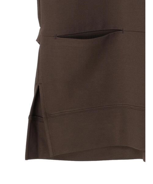 AMERICAN HOLIC（アメリカンホリック）の「ポンチUネックベスト（ベスト・レディース・ブラック/ブラウン・M/L）」の5枚目の写真