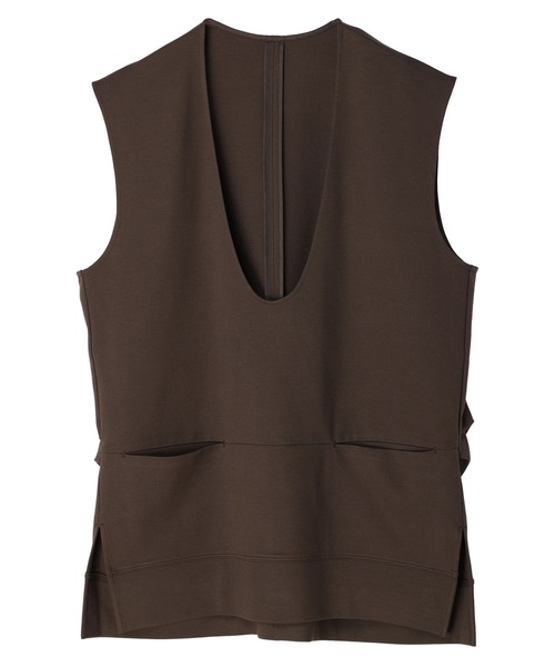 AMERICAN HOLIC（アメリカンホリック）の「ポンチUネックベスト（ベスト・レディース・ブラック/ブラウン・M/L）」の13枚目の写真