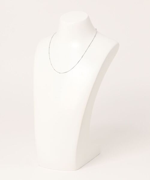 SHENERY（シーナリー）の「【WEB限定】ステンレスボールチェーンネックレス（ネックレス・レディース・シルバー/ゴールド・FREE）」の4枚目の写真