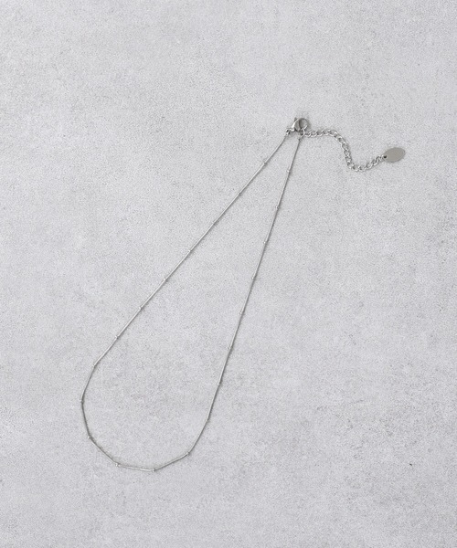 SHENERY（シーナリー）の「【WEB限定】ステンレスボールチェーンネックレス（ネックレス・レディース・シルバー/ゴールド・FREE）」の11枚目の写真