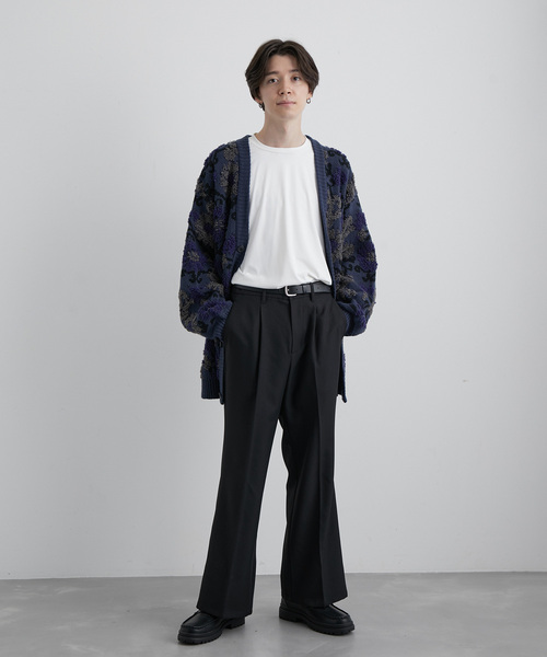 JUNRED（ジュンレッド）の「ウォームツイルワイドフレアパンツ（スラックス・メンズ・ブラック/グリーン/ベージュ系その他・S/M/L）」の16枚目の写真