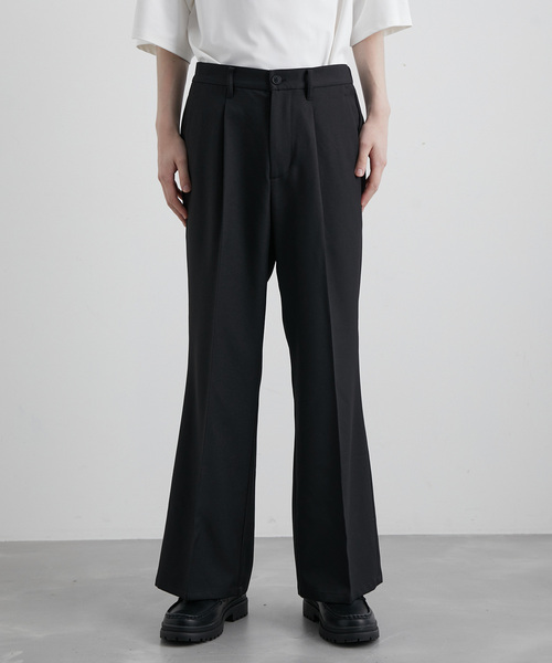 JUNRED（ジュンレッド）の「ウォームツイルワイドフレアパンツ（スラックス・メンズ・ブラック/グリーン/ベージュ系その他・S/M/L）」の11枚目の写真