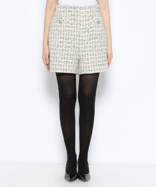 allureville（アルアバイル）の「FRALPIツイードショートパンツ