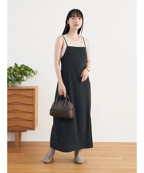 earth music&ecology（アースミュージックアンドエコロジー）の「ジャガードメロータンクトップ（タンクトップ・レディース・ブラック/アイボリー/ミント/ラベンダー・S/M）」の18枚目の写真