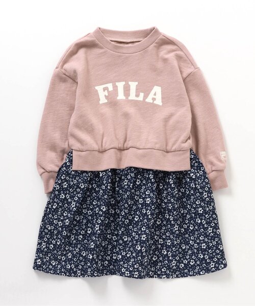 FILA(フィラ)の「WEB限定 FILA ドッキングワンピース(ワンピース・キッズ・ピンク/アイボリー・110/120/140/90/100/130/80)」の7枚目の写真