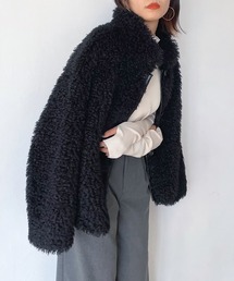 PAGEBOY | カーリーボアブルゾン(ブルゾン)