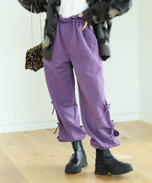 BeAMS DOT | BeAMS DOT / 裾 リボン ドロストパンツ(その他パンツ)