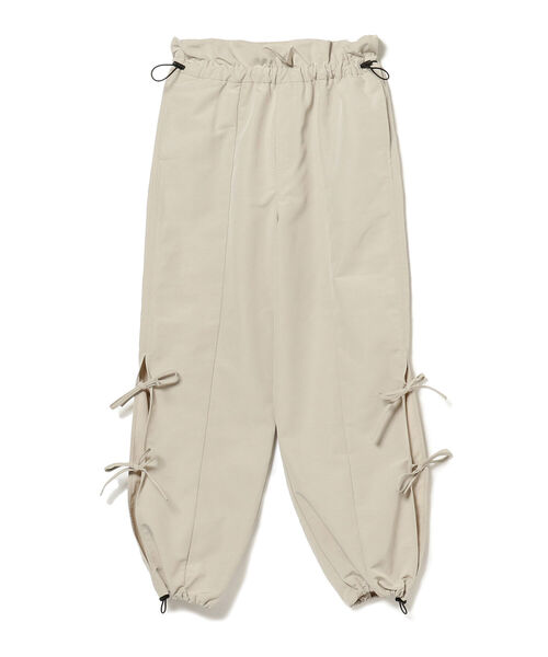 BeAMS DOT（ビームスドット）の「BeAMS DOT / 裾 リボン ドロストパンツ（その他パンツ・レディース・ブラック/ベージュ/パープル・FREE）」の9枚目の写真