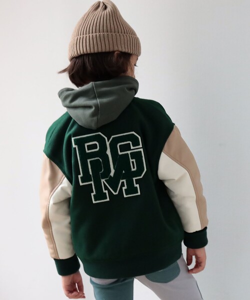 B:MING by BEAMS(ビーミングバイビームス)の「B:MING by BEAMS / アワード ジャケット(100~140cm)(ブルゾン・キッズ・グリーン/ブルー・100/110/120/130/140)」の14枚目の写真