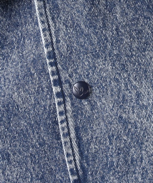 (What it isNt)ART BY MARKGONZALES(ワットイットイズント)の「【(What it isNt)】コーチジャケット(デニムジャケット・メンズ・ダークインディゴブルー・M/L/XL)」の8枚目の写真