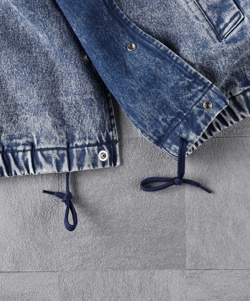 (What it isNt)ART BY MARKGONZALES(ワットイットイズント)の「【(What it isNt)】コーチジャケット(デニムジャケット・メンズ・ダークインディゴブルー・M/L/XL)」の13枚目の写真