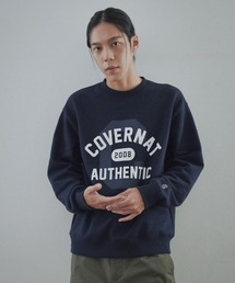 COVERNAT（カバーナット）の「【COVERNAT】C LOGO ARCH LOGO MIXED SWEATSHIRTS / カバーナット C LOGO アーチ ロゴ ミックス スウェットシャツ（スウェット）」