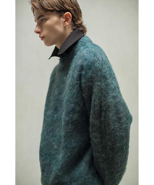 MONKEY TIME（モンキータイム）の「＜monkey time＞ MHR BACK/JQD CN/ニット（ニット/セーター・メンズ・ケリー/ネイビー・S/M/L/XL）」の7枚目の写真