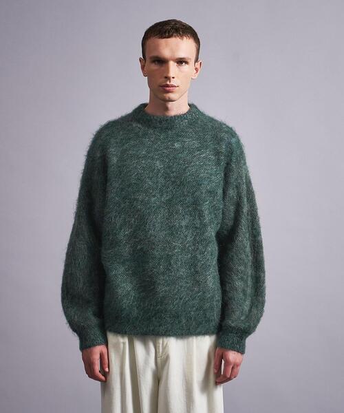 MONKEY TIME（モンキータイム）の「＜monkey time＞ MHR BACK/JQD CN/ニット（ニット/セーター・メンズ・ケリー/ネイビー・S/M/L/XL）」の8枚目の写真