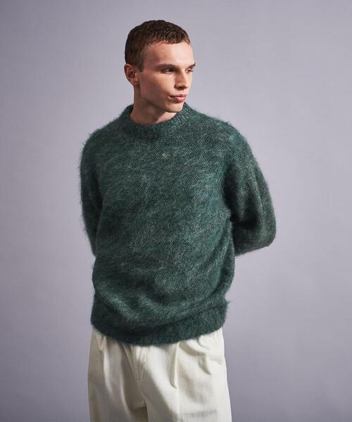 MONKEY TIME（モンキータイム）の「＜monkey time＞ MHR BACK/JQD CN/ニット（ニット/セーター・メンズ・ケリー/ネイビー・S/M/L/XL）」の15枚目の写真